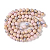 Baking Paint Glass Bead Strands GLAA-H031-01C-15-3