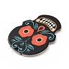 Printed 201 Stainless Steel Sugar Skull Pendants STAS-E174-01P-05-2