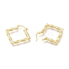 Brass Hoop Earrings EJEW-H104-05G-3
