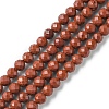 Natural Red Jasper Beads Strands LS-G-F748-H01-02-1