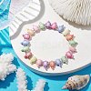 Beach Tortoise Acrylic & Glass Seed Beaded Stretch Bracelets BJEW-JB10300-02-2