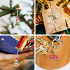 40Pcs 20 Style Christmas Rack Plating Alloy Enamel Pendants ENAM-TA0001-54-8