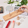 5-Slot Wood Finger Ring Display Stands RDIS-WH0011-08-3