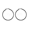 304 Stainless Steel Big Hoop Earrings X-EJEW-F105-06B-2