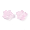Transparent Spray Paint Glass Beads GLAA-H035-02B-2