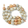 Natural Multi-Moonstone Beads Strands G-Q010-A04-01-3