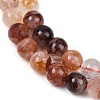 Natural Hematoid Quartz/Ferruginous Quartz Beads Strands G-U026-A09-10mm-4