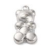 304 Stainless Steel Pendants STAS-M072-02P-1