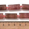 Natural Smrrawberry Quartz Beads Strands GG-CBA086A-03A-02-3