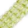 Handmade Foil Glass Beads Strands FOIL-Q002-05E-1