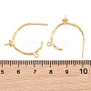 Brass Stud Earring Findings KK-CBA866A-11G-3