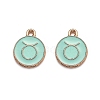 Alloy Enamel Pendants ENAM-S124-01A-15C-1