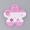 Cardboard Paper Jewelry Display Cards for Hair Ties Storage CDIS-N004-18-1