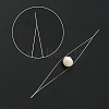 Stainless Steel Collapsible Big Eye Beading Needles YW-ES001Y-58MM-2