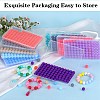 80Pcs Round Silicone Focal Beads SIL-SZ0001-24-14-6