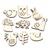 Wooden Cabochons WOOD-S040-76-1