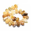 Natural Yellow Hematoid Quartz/Golden Healer Quartz Beads Strands G-F715-039-2