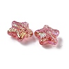 UV Plating Transparent Acrylic Beads OACR-G051-01A-2