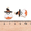 Halloween Theme Alloy Enamel Pendants ENAM-T020-07F-3