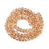 Electroplate Glass Beads Strands EGLA-A044-T6mm-B23-3