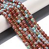 Baking Paint Glass Bead Strands X-GLAA-H031-01A-04-2