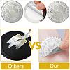 34 Sheets Silver Foil Embossed PET Picture Sticker DIY-WH0528-009-3