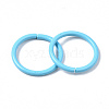 Spray Painted Iron Linking Rings X-IFIN-T017-03-4