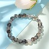 Natural Dragon Veins Agate Beaded Stretch Bracelets X-BJEW-Q692-02C-5