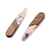 Resin and Walnut Pendants LS-FIND-R051-08C-2