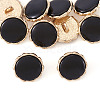 10Pcs Alloy Resin Shank Buttons BUTT-TA0001-36B-1
