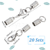 20 Sets 304 Stainless Steel Lobster Claw Clasps STAS-PH0004-74-2