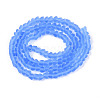 Frosted Transparent Glass Beads X1-GLAA-N016-4mm-05-2