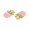 Alloy Enamel Pendants ENAM-G211-01G-4
