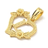 Heart Brass Pendants KK-I714-04G-L-2