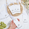24Pcs 2 Sets Paper Seat Reserved Sign Hanging AJEW-CN0006-21A-3