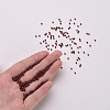 11/0 Grade A Baking Paint Glass Seed Beads X-SEED-N001-A-1039-4