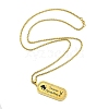 Constellation 304 Stainless Steel Micro Pave Clear Cubic Zirconia Wheat Chain Pendant Necklaces for Women Men NJEW-U007-01J-2