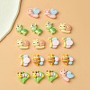18Pcs 6 Styles Opaque Resin Cute Insect Cabochons RESI-YW0001-54-2