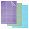3Pcs 3 Colors Rectangle Plastic Engraving Machine Backing Plate DIY-OC0012-23-1