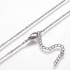 Non-Tarnish 304 Stainless Steel Pendant Necklaces NJEW-F264-04P-3