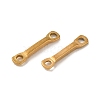Ion Plating(IP) 304 Stainless Steel Links Connector Charms STAS-Q323-07G-2