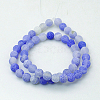Natural Crackle Agate Beads Strands G-G055-8mm-7-1