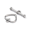 Non-Tarnish 304 Stainless Steel Toggle Clasps X-STAS-A092-08B-P-2