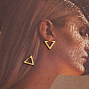 Triangle 925 Sterling Silver Hoop Earrings JU6121-2-3