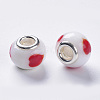 Handmade Lampwork European Beads LAMP-S193-008E-2