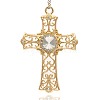 Alloy Medieval Cross Pendants ALRI-J028-01G-1