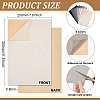 BENECREAT 8 Style Jewelry Faux Suede & Velet Cloth Self-adhesive Fabric Sets DIY-BC0012-47-2