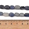 Natural Blue Aventurine Beads Strands GG-C286-A32-5