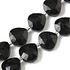 Natural Black Onyx(Dyed & Heated) Beads Strands G-D316-A15-2