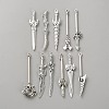 Tibetan Style Zinc Alloy Weaponry Big Pendants PALLOY-WH0048-51AS-01-1